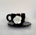 Load image into Gallery viewer, Morticia Lotion Teacup Candle