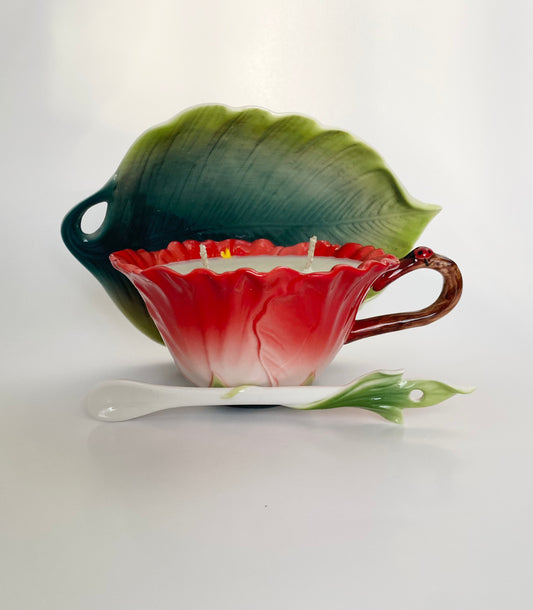 Scarlett Lotion Teacup Candle