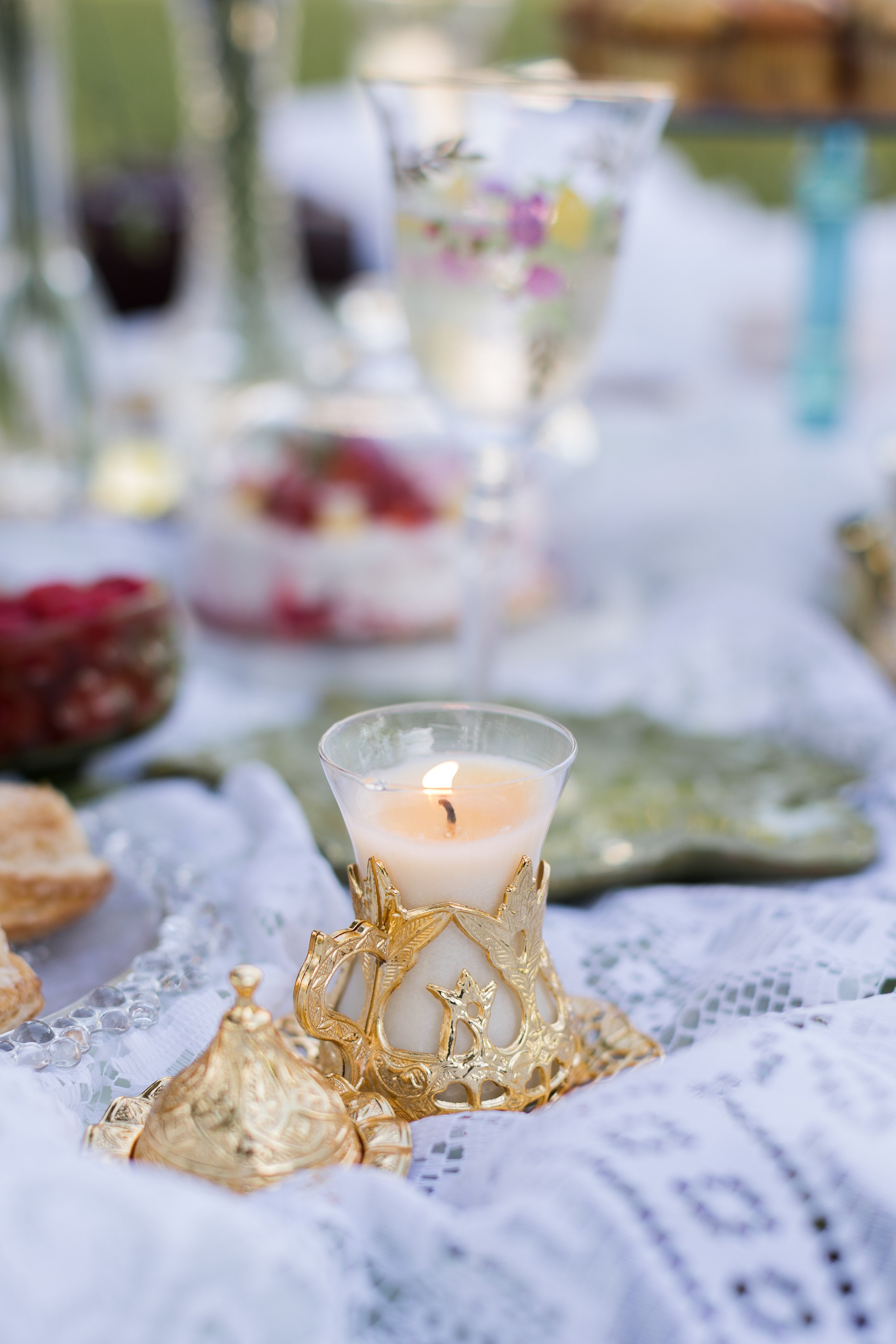 Absinthe Lotion Teacup Candle